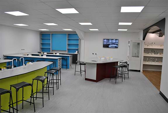school furniture showroom for clients
